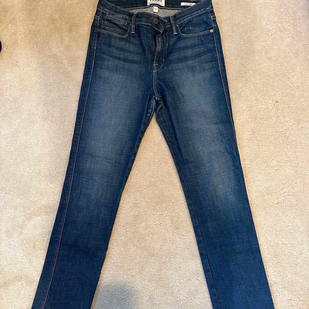 NWOT Frame Le High Straight jeans size 28